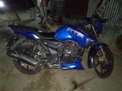 TVS Apache RTR 150 Matt Blue